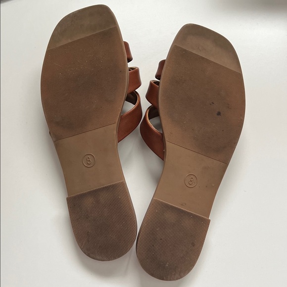 Universal Thread Tan Slide Sandals - Picture 3 of 4